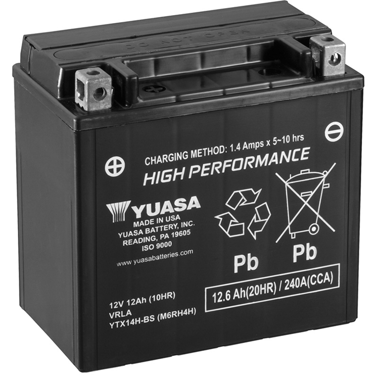 BATERIA YUASA YTX 14 H B S